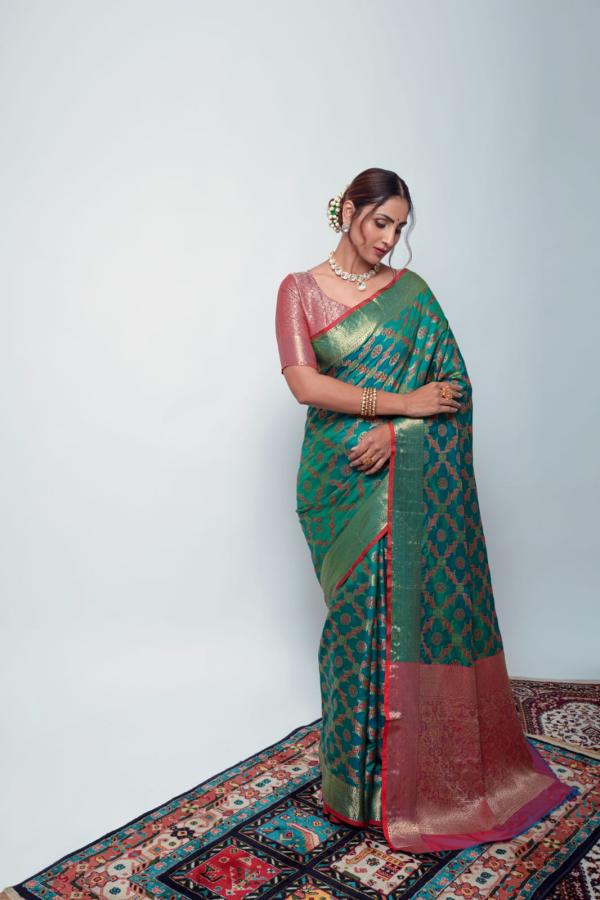 Rajpath Anika Festive Wear Weaving Silk Saree Collection